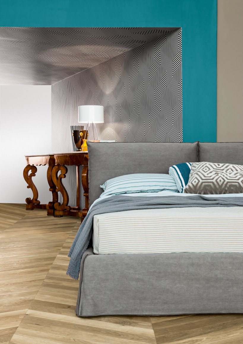 Flexteam, Lazy 015 Bed for mattress 160x200 cm
