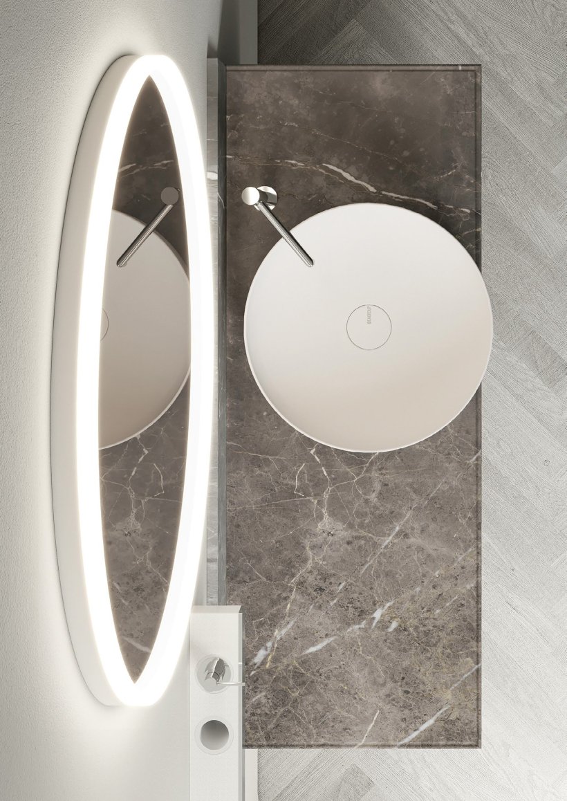 Aqua, Dolcevita Vanity unit 131x50 cm