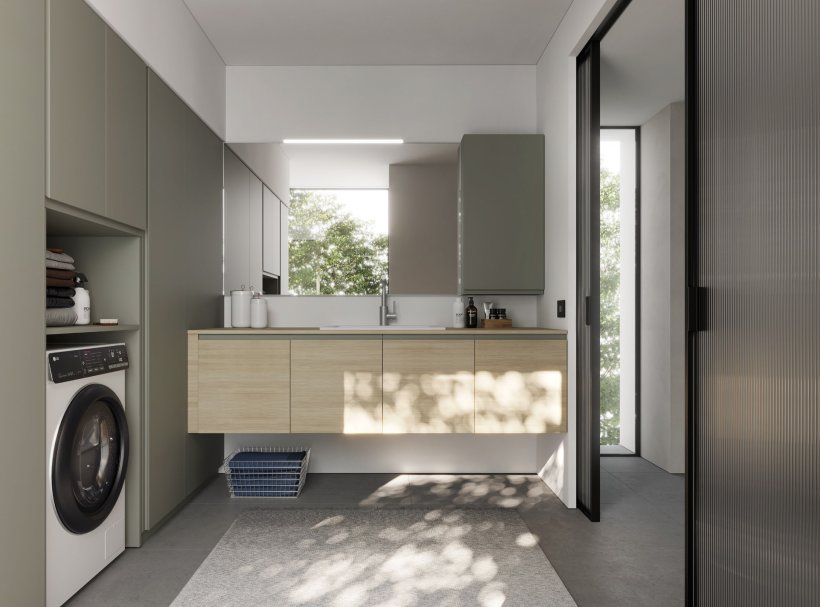 Idea, Spazio Time Laundry room L 230+185 cm