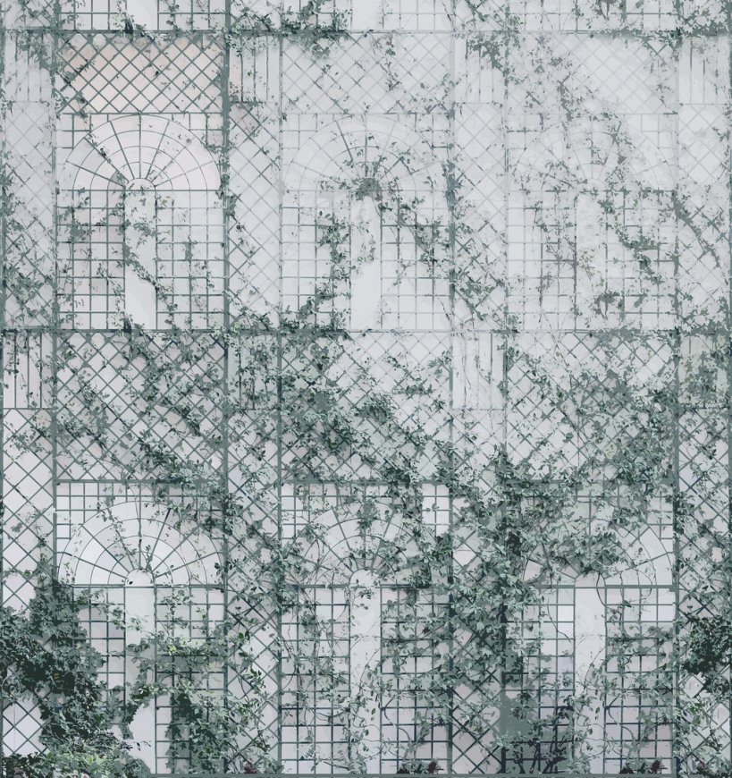 Wall&decò, Treillage Wallpaper