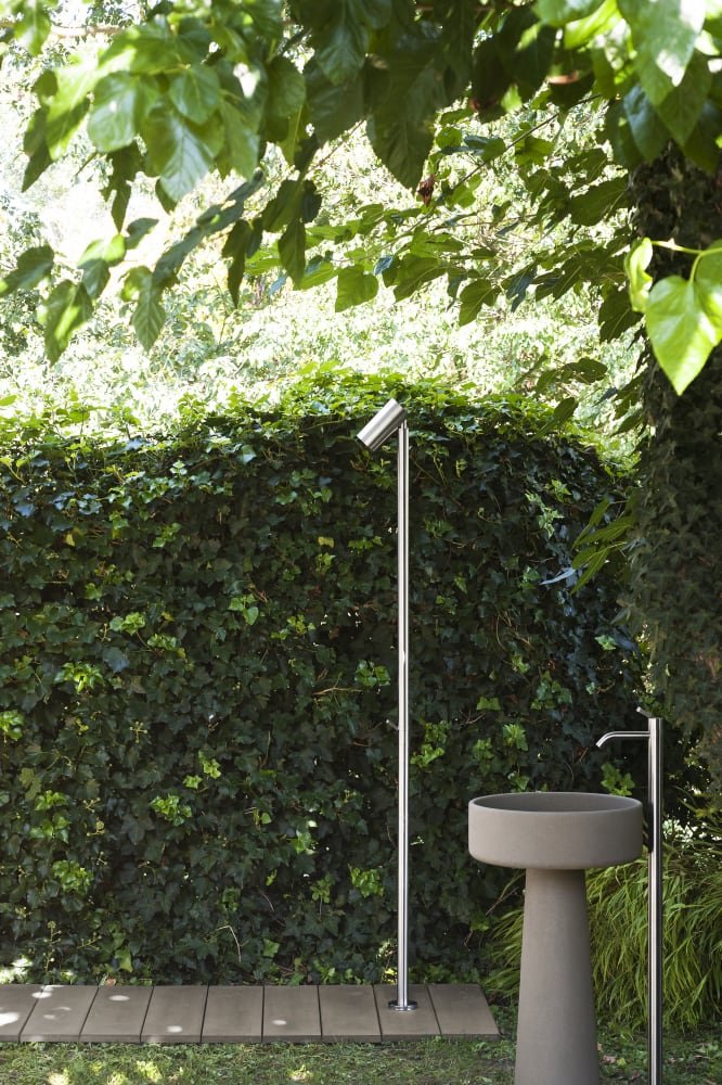 Agape, Square Shower tap for outdoor use