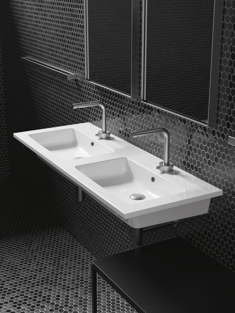Galassia, Eden Lavabo doppio 121x46 cm