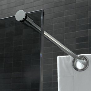 Disenia, Walk-in Parete doccia+tenda L 100 cm