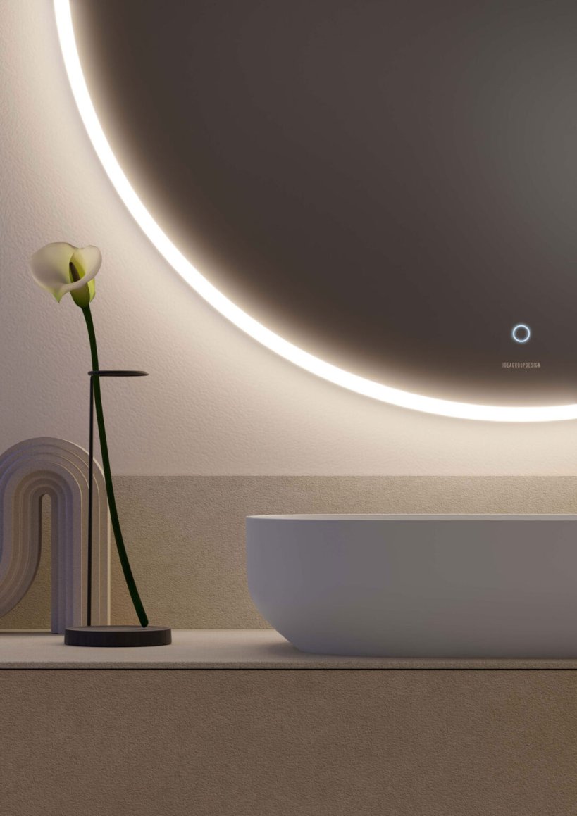 Idea, Eclissi Specchio con illuminazione