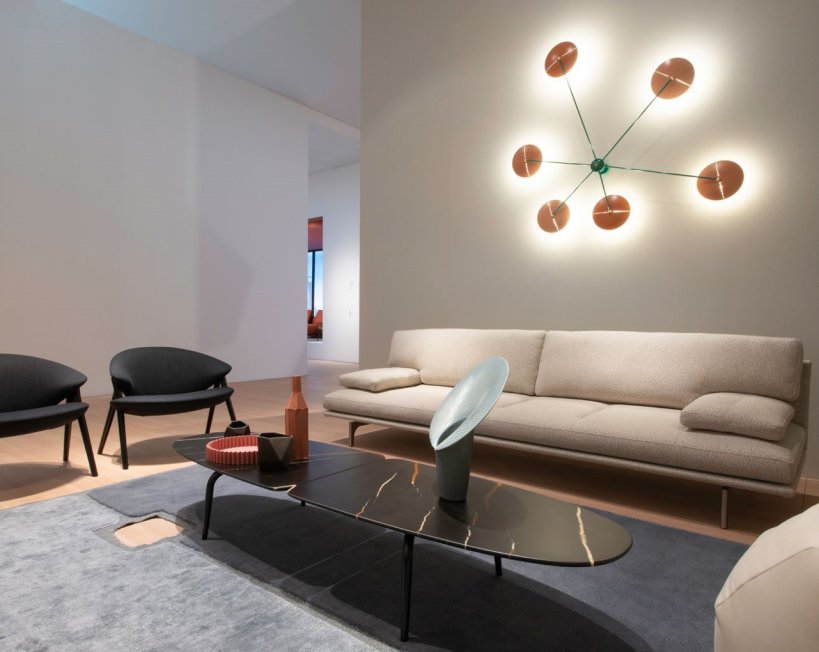 Zanotta, Milano+ 240x94 cm Sofa