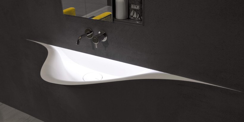 antoniolupi, Silenzio Lavabo 158x38 cm