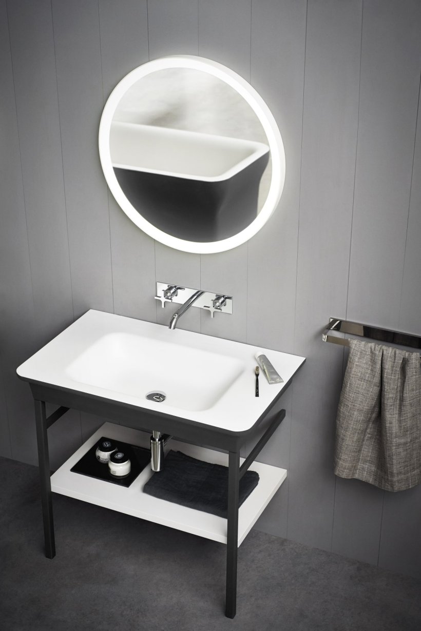 Agape, Memory Specchio con illuminazione diametro 70 cm