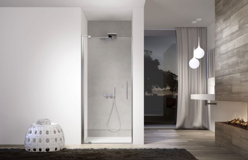 Disenia, Slim Porta doccia L 80 cm