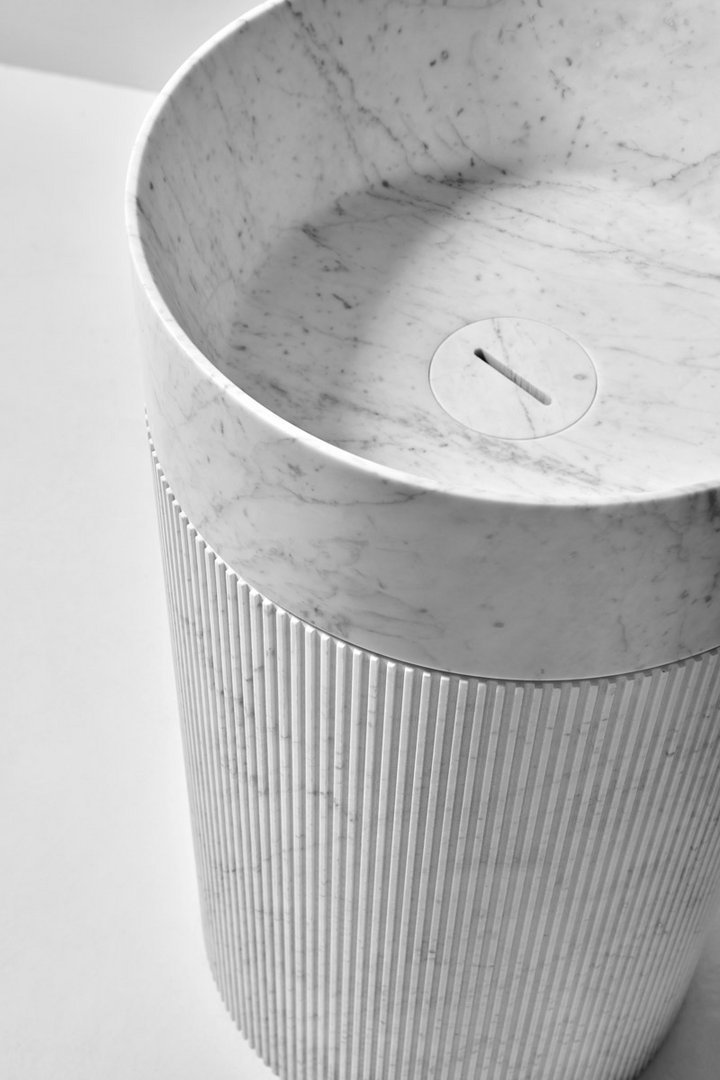 antoniolupi, Rigatino_Stone Washbasin diam. 45 cm