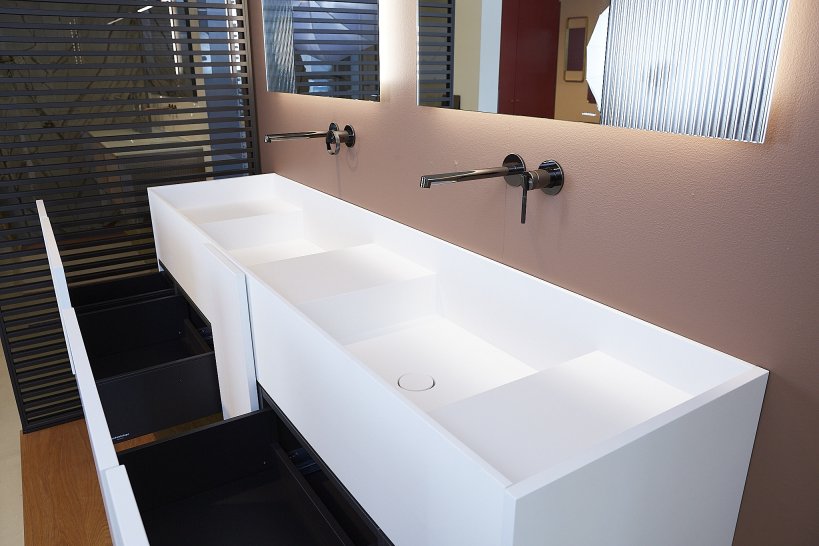 antoniolupi, Street Mobile doppio lavabo L185 cm