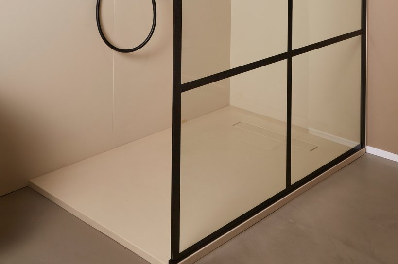 Disenia, Street Shower tray 120x80 cm BEIGE