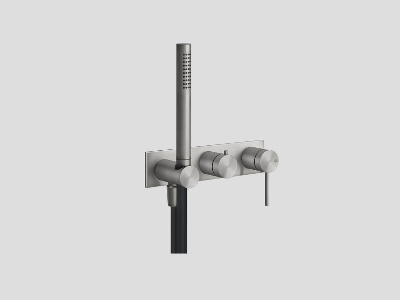 Gessi, Shower316 Gruppo doccia Warm Steel Brushed PVD