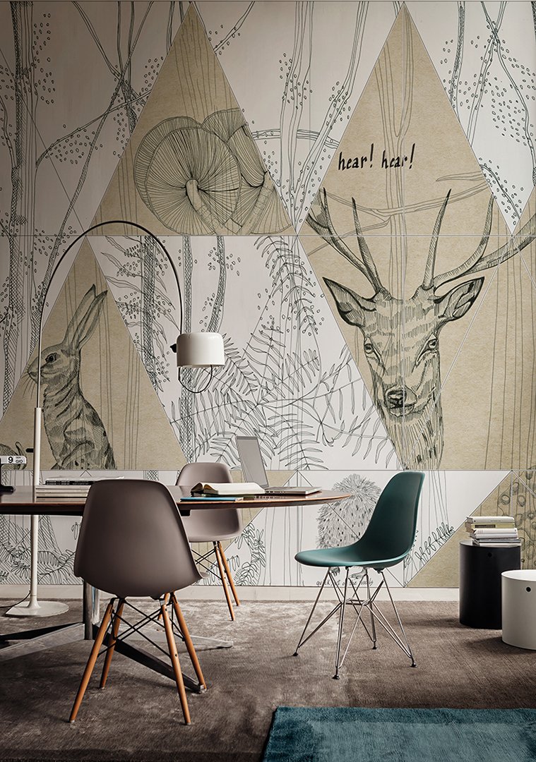 Wall&decò, Woodland Wallpaper