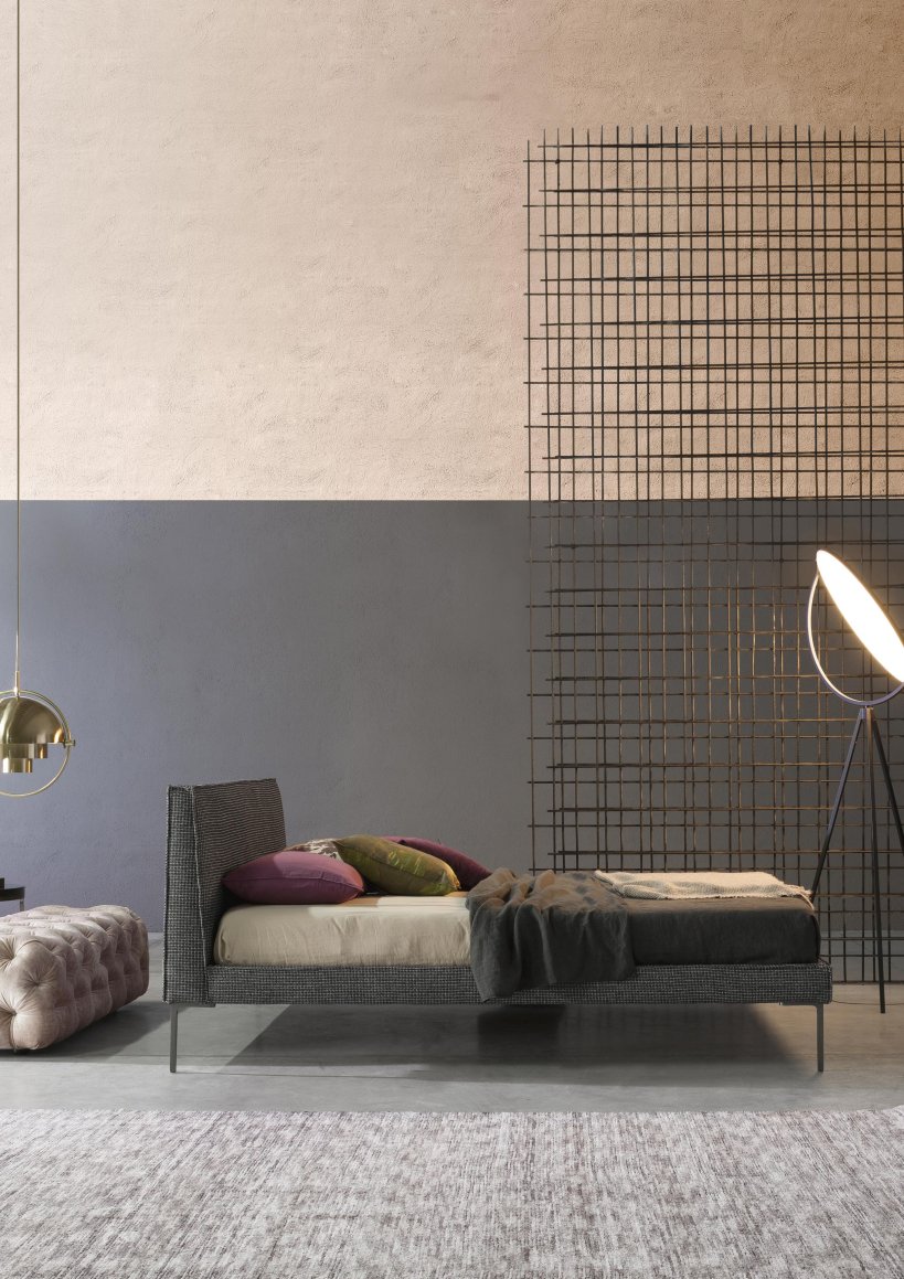Flexteam, Planet Gold Bed for mattress 180x200 cm