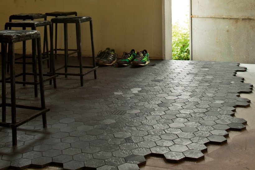 Mutina, Déchirer mosaic random decor 9.5x9.5 cm