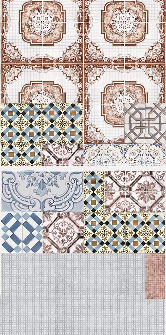 Wall&decò, Tell Me Tiles TS Wallpaper