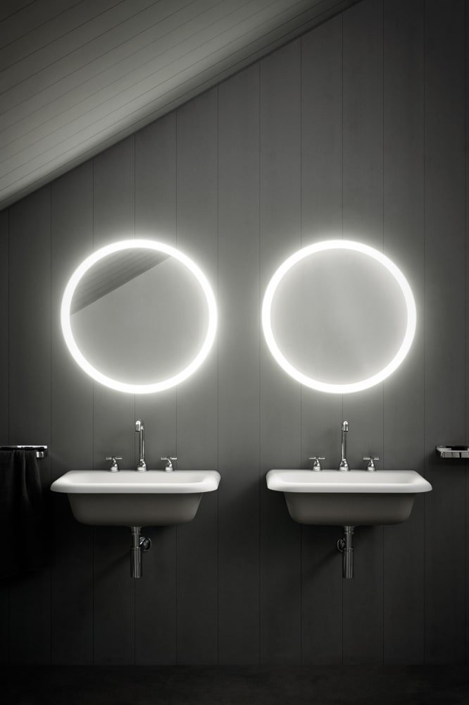 Agape, Memory Specchio con illuminazione diametro 70 cm