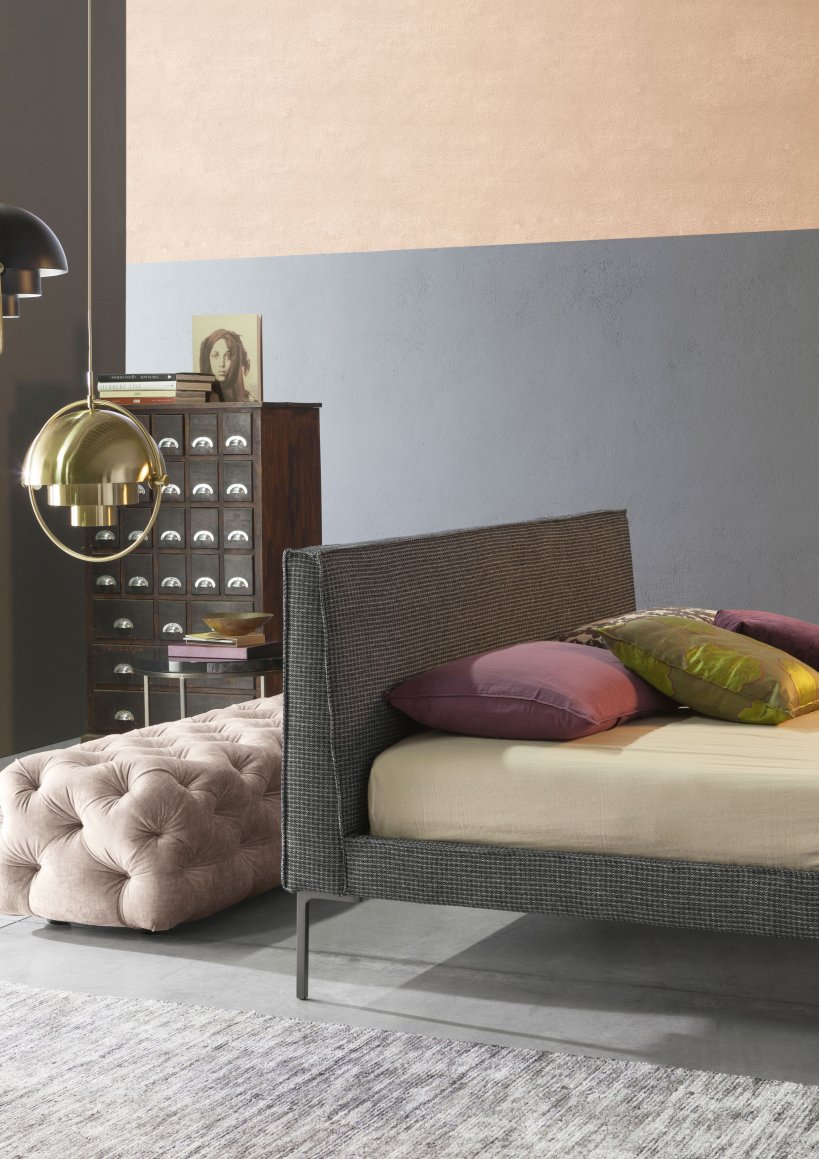 Flexteam, Planet Gold Bed for mattress 90x200 cm