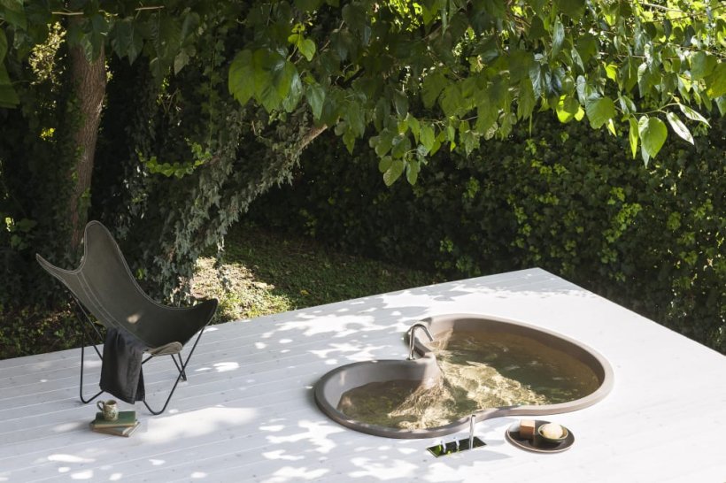 Agape, DR Cementoskin Built-in Bathtub 189,5x139,5 cm