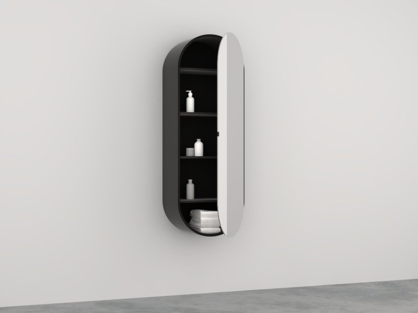 Cielo, Elio Specchio contenitore 145x50 cm