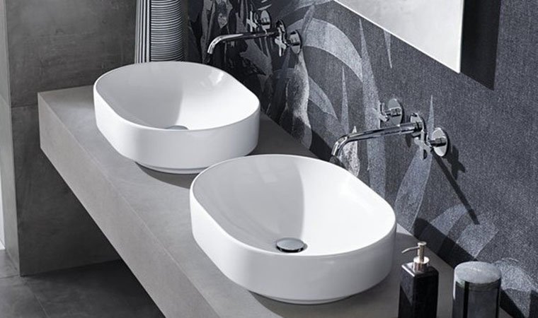Geberit, VariForm Countertop basin 55x40 cm