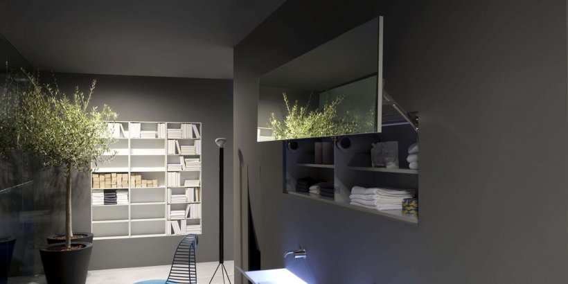 antoniolupi, Segreto Storage mirror L144x50 cm