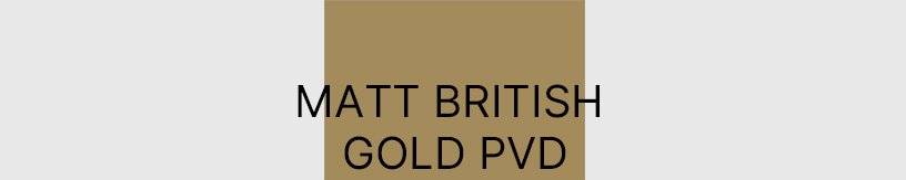 Fantini, Icona Deco Soffione Matt British Gold PVD
