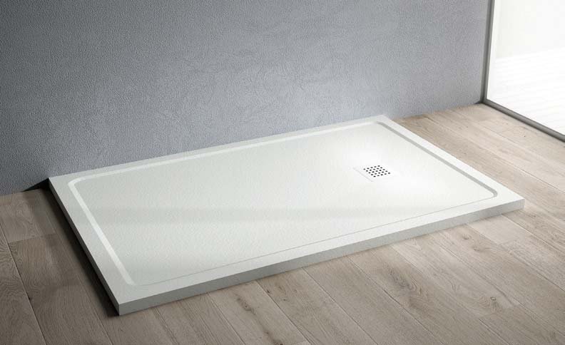 Disenia, Luna Shower tray 80x120 cm WHITE
