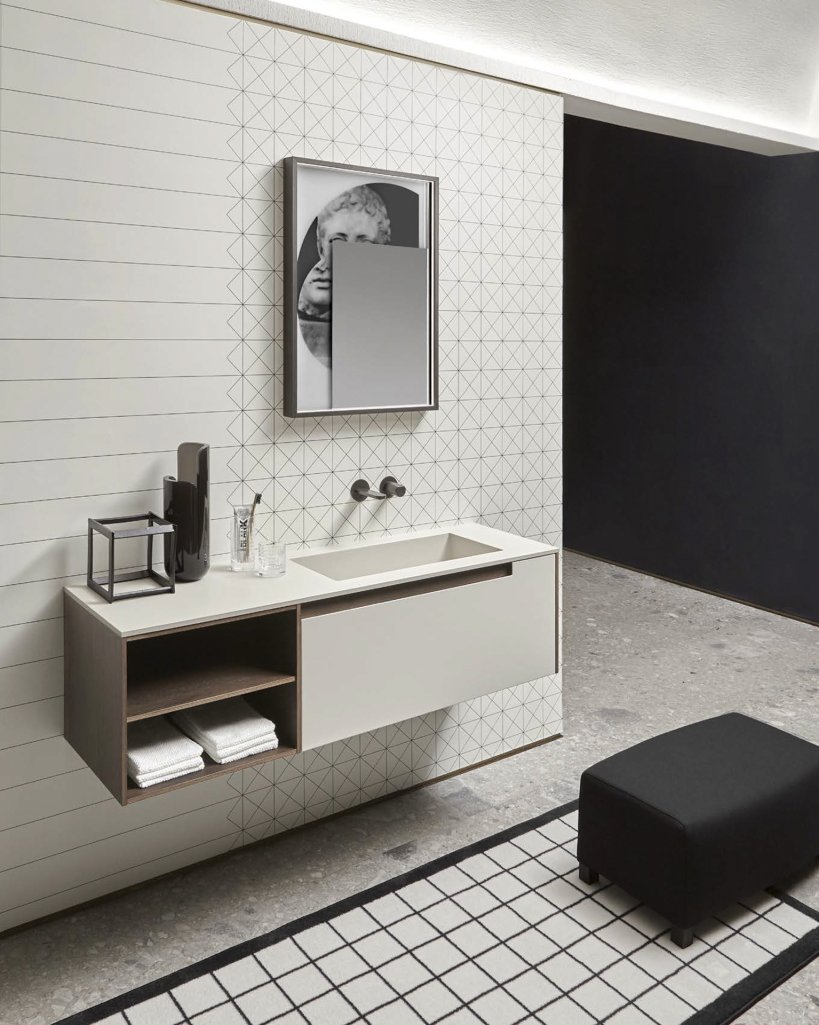 antoniolupi, Orma Vanity unit 135x40 cm
