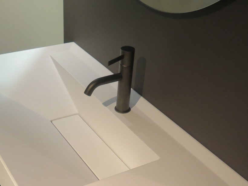 Fantini, AF/21 Fukasawa Miscelatore lavabo Matt GUN Metal PVD