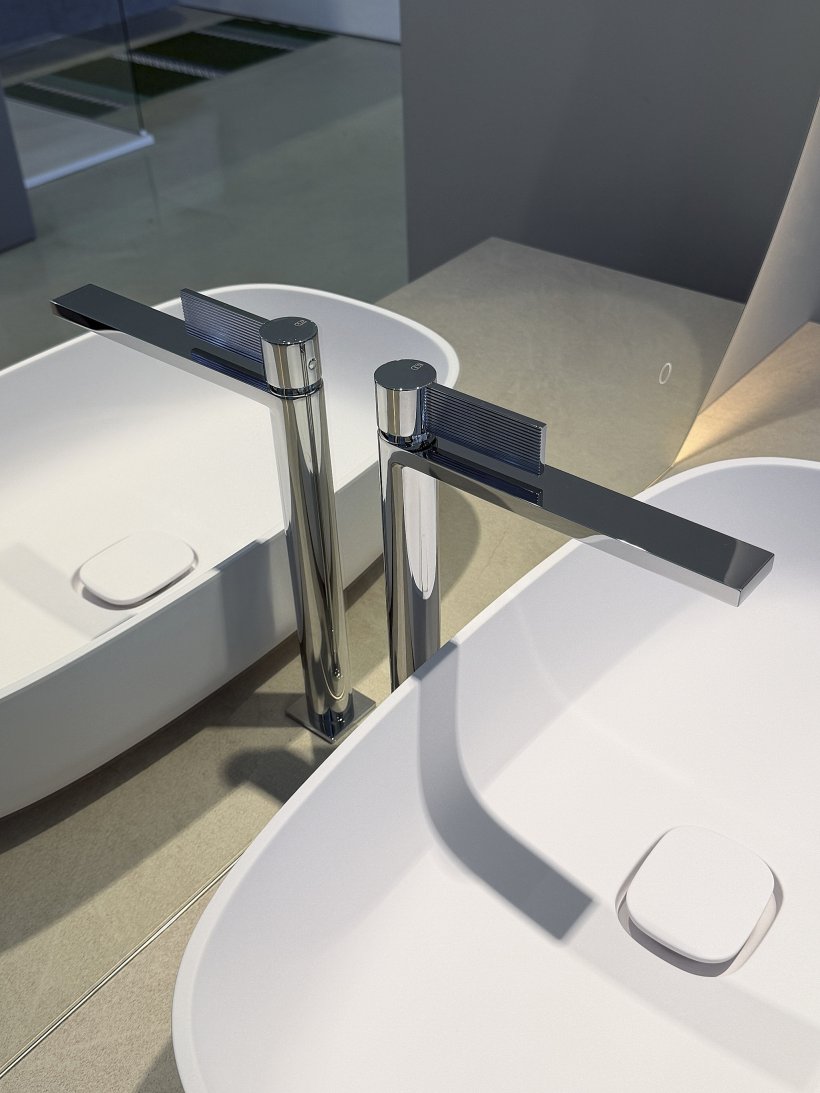 Gessi, Inverso Rigato Miscelatore lavabo
