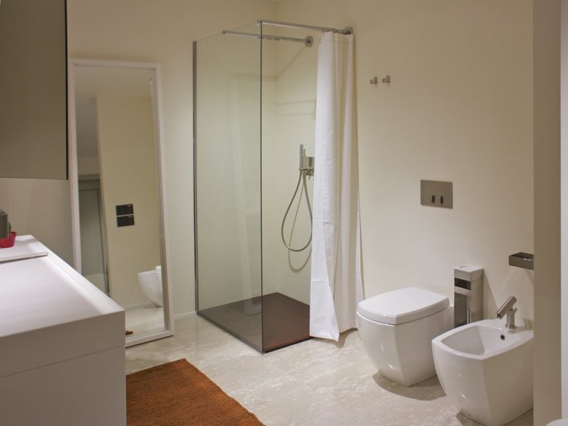 Agape, Flat D Shower Frame 100x80 cm