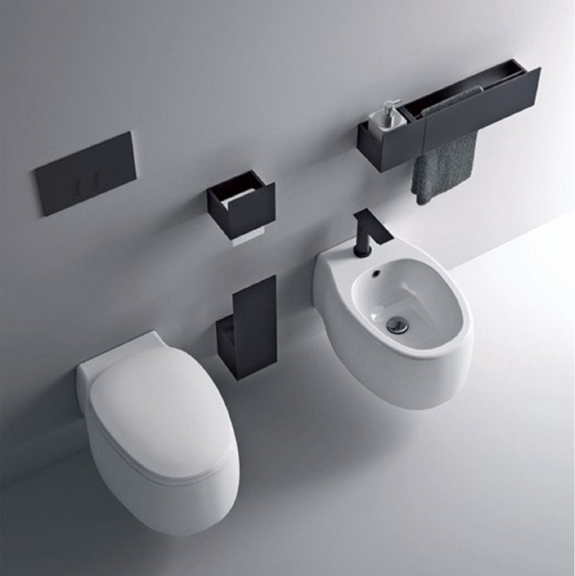 Agape, Pear2 Coppia sanitari Bianco opaco