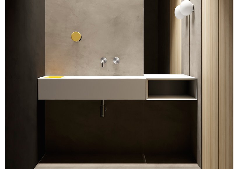 Galassia, Next Narrow Washbasin 100x37 cm