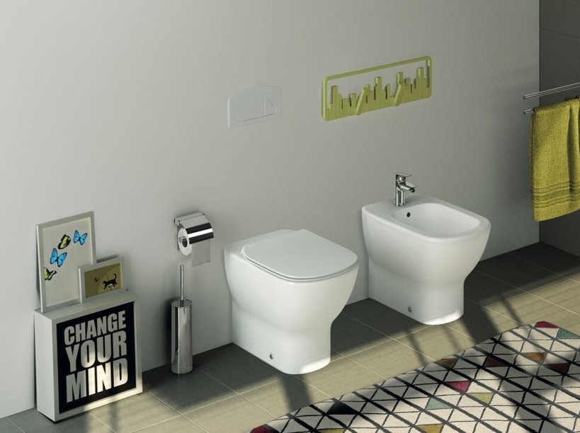 Ideal Standard, Tesi Coppia sanitari Bianco Seta