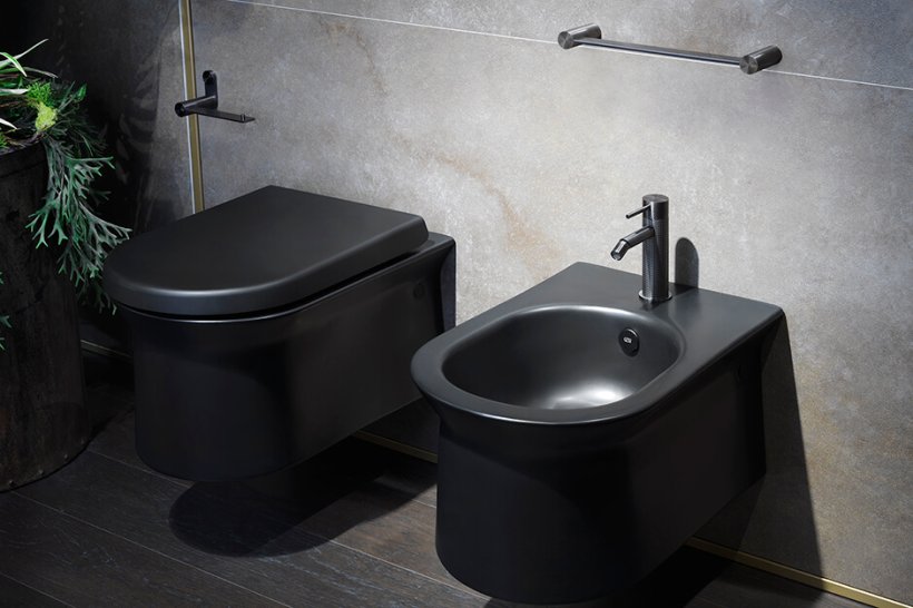Gessi, Cesello Miscelatore bidet Black Metal Brushed PVD