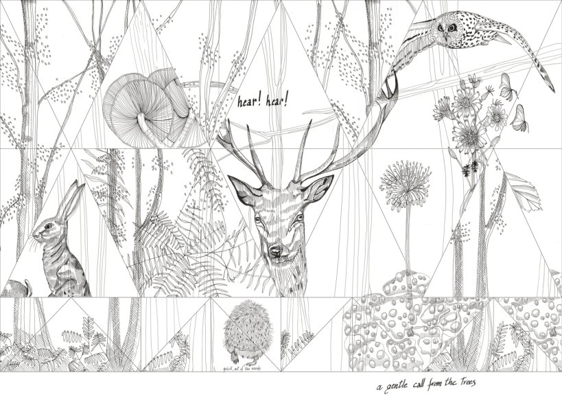 Wall&decò, Woodland Wallpaper