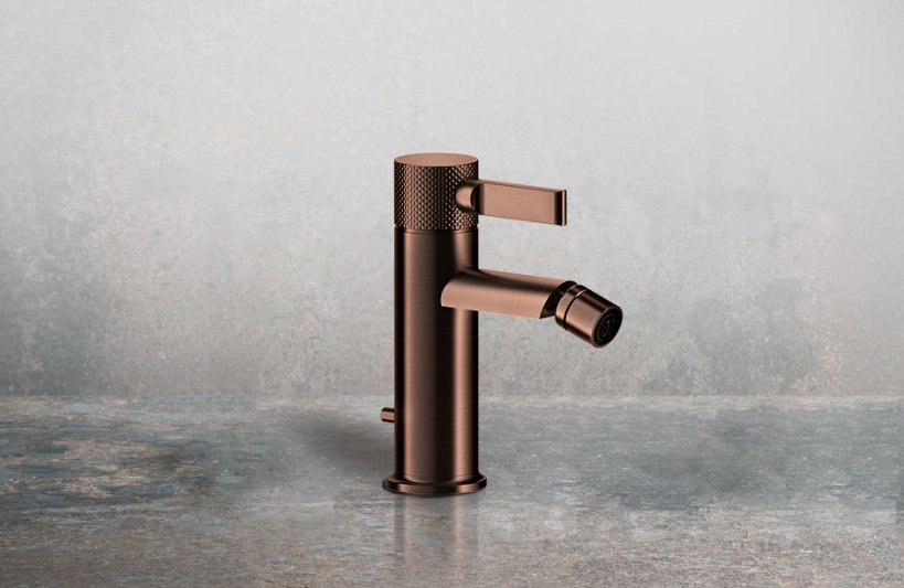 Gessi, Inciso Miscelatore bidet Copper Brushed PVD