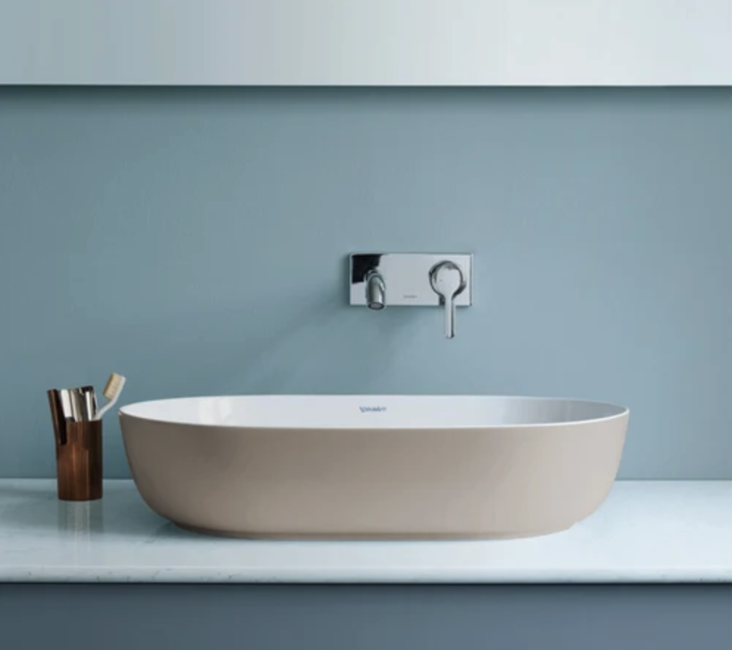 Duravit, Luv Lavabo 60x40 cm Esterno Sabbia Satinato