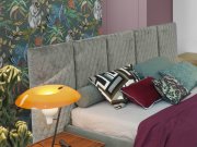 Flexteam, Wall Diamond + Sommier Reef Letto per materasso 180x200 cm