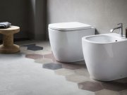 Nic Design, Ovvio Coppia sanitari VANIGLIA OPACO