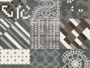 Mutina, Azulej Combination Nero 20x20 cm