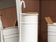 Agape, Fez 2 Bocca lavabo Bianco Opaco