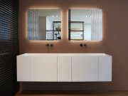 antoniolupi, Street Mobile doppio lavabo L185 cm