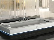 Jacuzzi, Aura Uno Corian vasca idro 185x95 cm