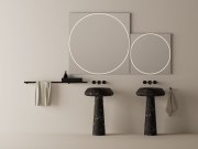 Agape, Vitruvio Mirror 80x80 cm