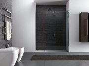 Disenia, Walk-in Parete doccia+tenda L 100 cm