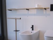 Agape, Dot Line Towel holder with accessories