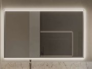 Aqua, Tecnica-Up Specchio con luce 150x90 cm