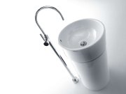 Flaminia, Twin Column Washbasin diam.42 cm